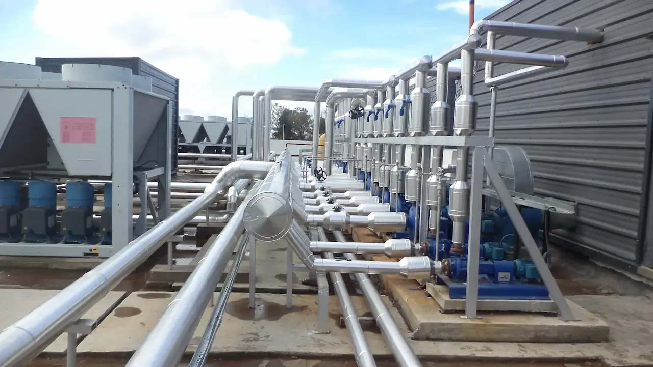 Fotografía del proyecto de Hospital Cuenca Alta realizado por Aislaciones Térmicas Ezeiza SAS